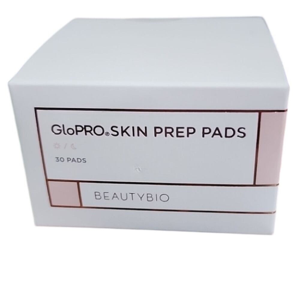 BEAUTYBIO GloPRO Skin Prep Pads Clarifying Cleansing Wipes Peptides NEW SEALED - Picture 2 of 5